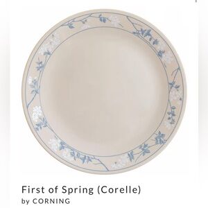 Corelle First of Spring dinner plates